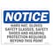 Signmission OSHA Sign, Hard Hats Gloves Glasses Safety, 14in X 10in Plastic, 14" W, 10" H, Landscap OS-NS-P-1014-L-13305 - alternate 1